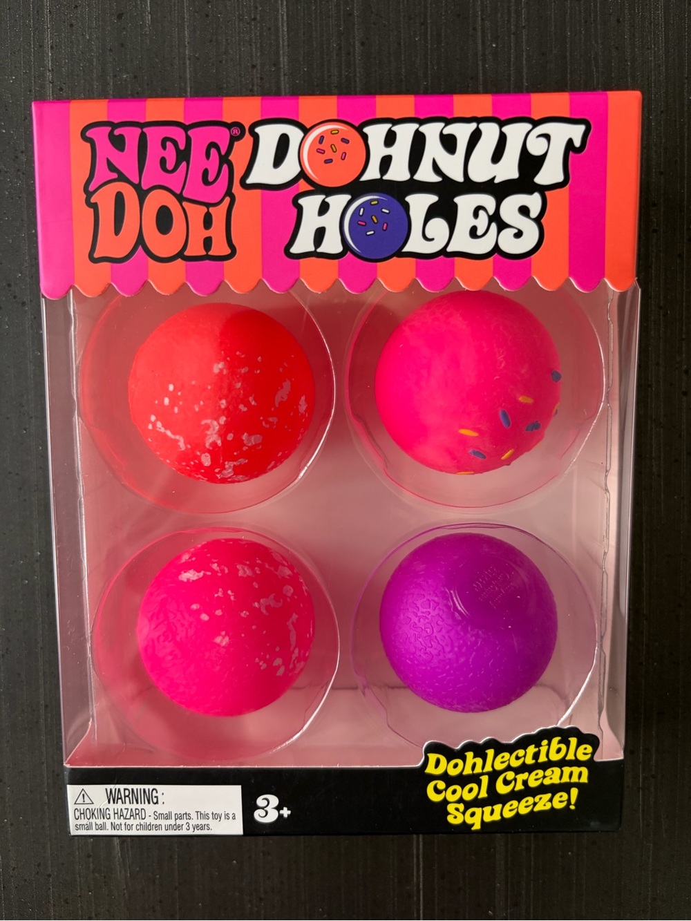 NeeDoh Donut Holes Kids Squeeze Balls